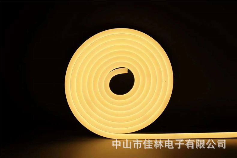 Tira de luces LED de bajo voltaje 12V, de silicona flexible, estilo neón, barra de luz suave, de fábrica, para decoración, iluminación y letreros publicitarios.