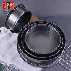 二合一大底圓形鎖扣蛋糕模四件套 披薩盤+蛋糕盤托底帶扣烘焙烤盤