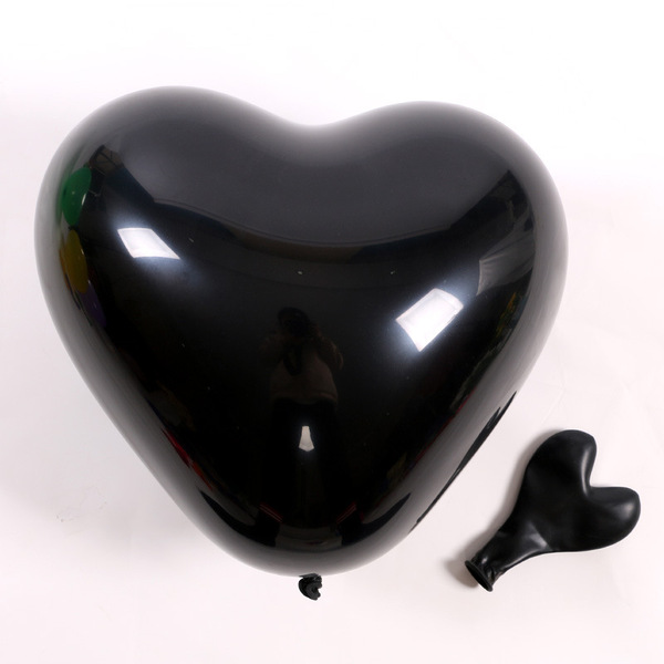 Latex balloon heart shaped