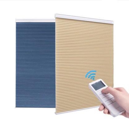 Ruimao Electric Honeycomb Curtain Lithium Battery Intelligent Remote Control Bedroom Shading Light Shutter Curtain Lifting Honeycomb Curtain