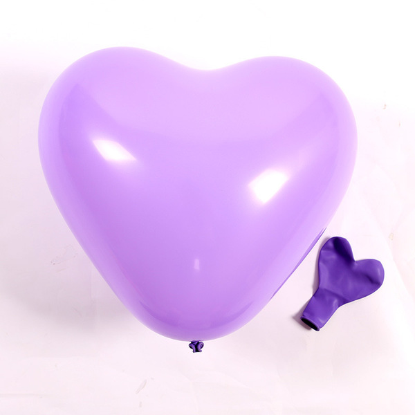 Latex balloon heart shaped