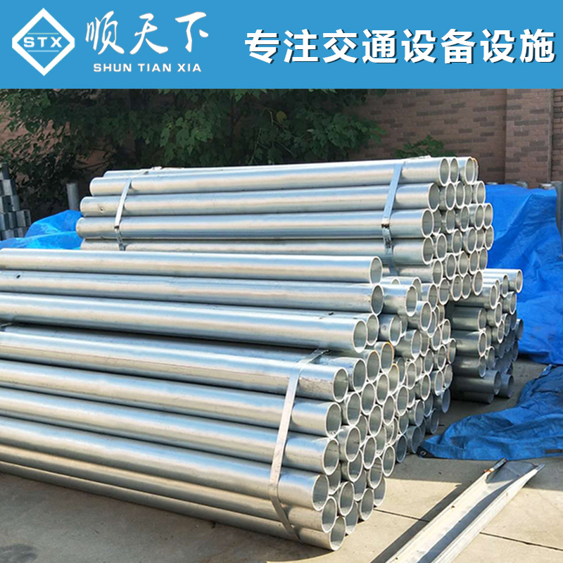 益宙波形护栏高速公路双波三波乡村省道立柱端头安装热镀锌防撞护