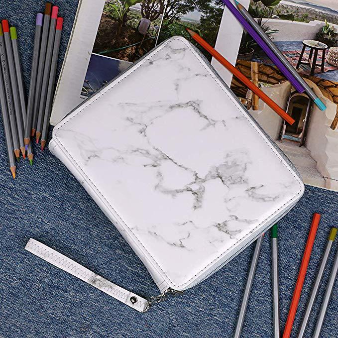 Amazon nuevo jardín secreto bolso multifuncional pu lápiz 120 color pluma cortina en stock al por mayor