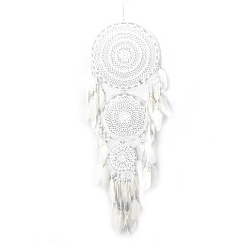 ins new concentric circle crochet flower dream catcher large wedding scene decoration dream catcher pendant bed and breakfast pendant