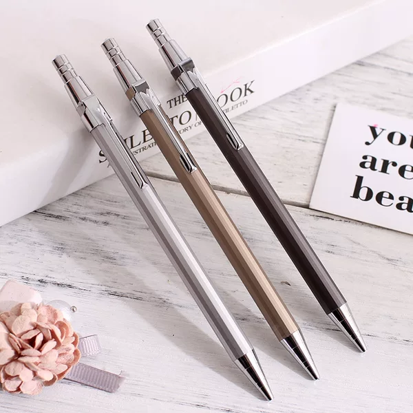 Mai Guang 0.5 Mechanical Pencil Office Student 0.7 Press Type Low Center of Gravity Automatic Pen Continuous Lead Zero Purchase