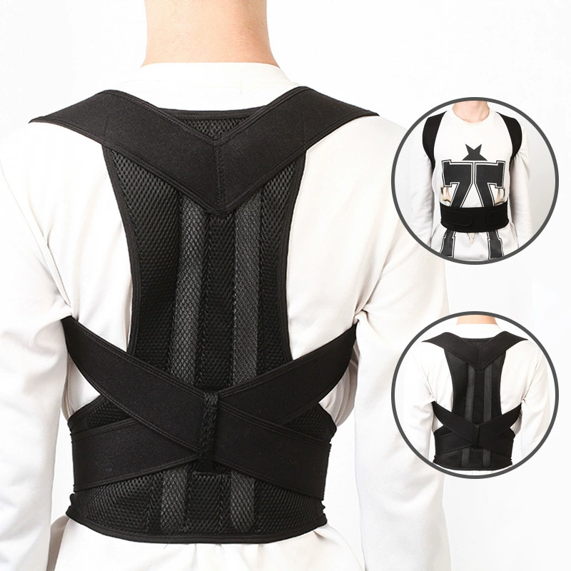 Posture Corrector Orthopedic Corset, Back Support Brace, Adjustable Breathable Design