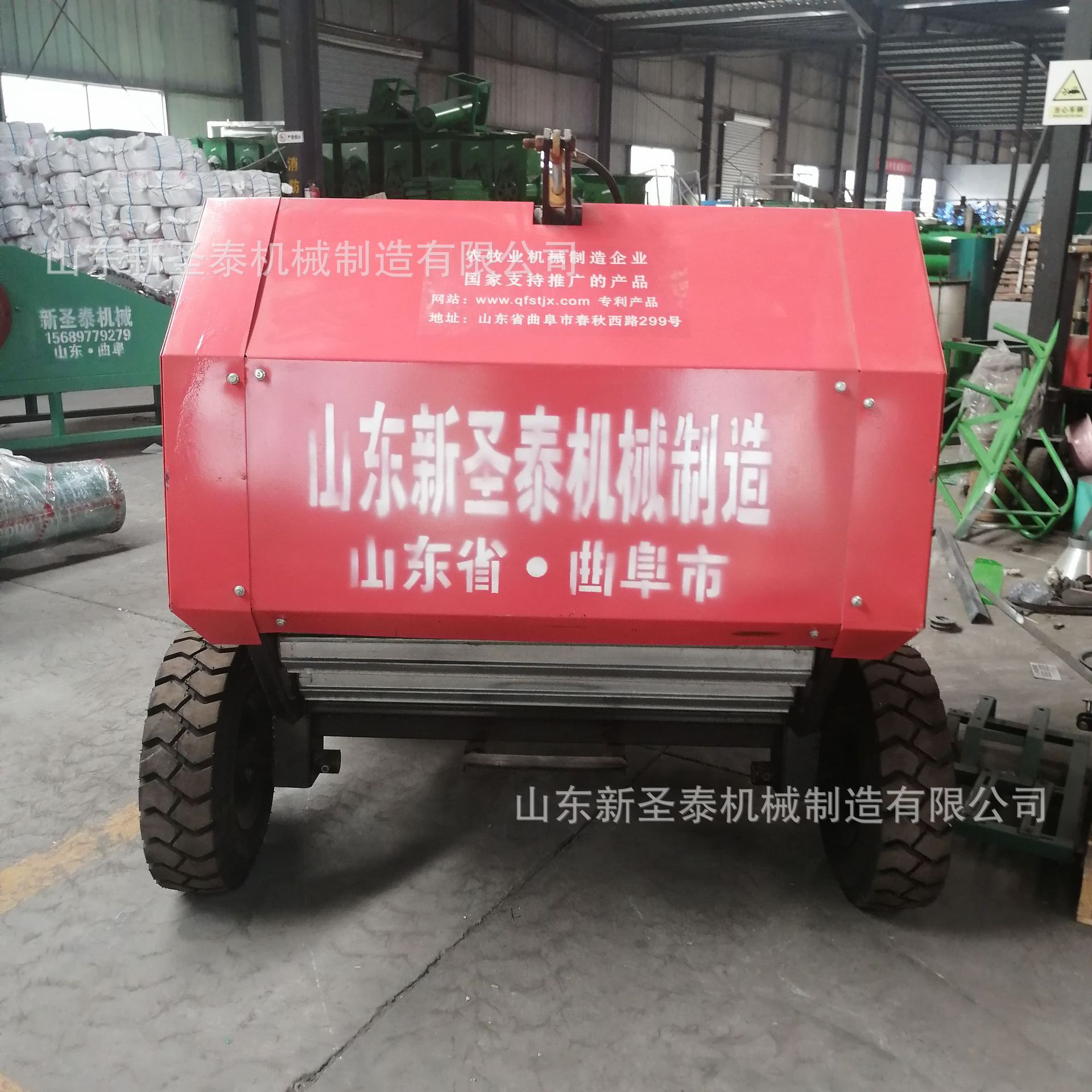 牵引式秸秆打包机 玉米秸秆拾捡打包机 牵引玉米秸秆打包机