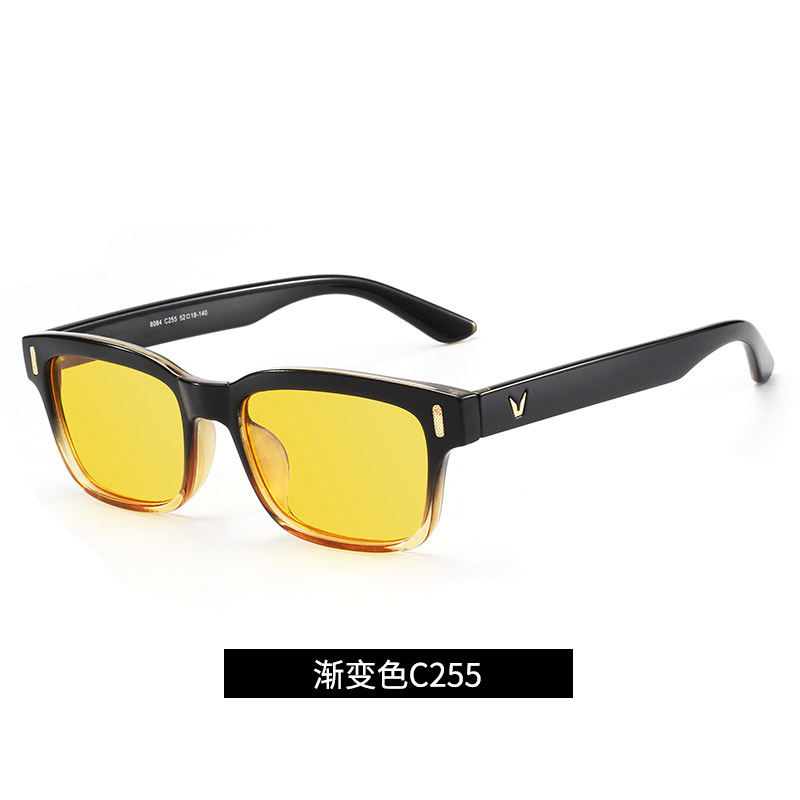 【H8084】Gafas anti-luz azul al por mayor de fábrica, estilo coreano, gafas protectoras para hombres y mujeres, gafas para computadora, visión nocturna