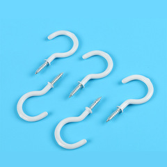 花盆網兜亞馬遜配件S鈎燈鈎包塑燈鈎螺絲釘五金工藝配件羊眼釘