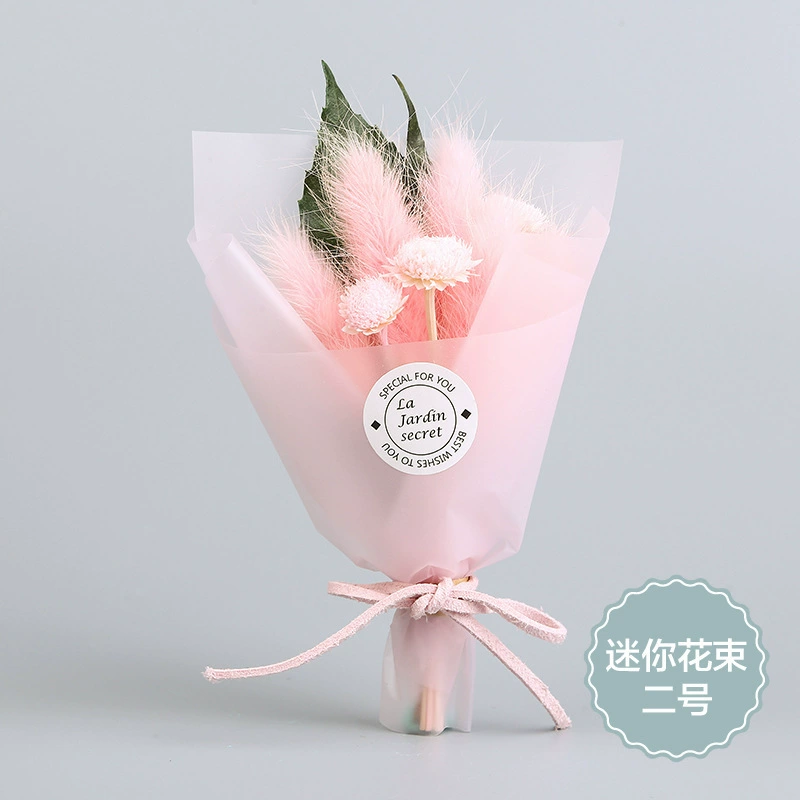 Мини- bouquet засушенных цветов (Манфанг Тин) в подарочной коробке из ПВХ, 85×45×145 мм, дом и подарок