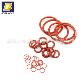 厂家直供 红色普通硅橡胶密封圈 高品质性能 价格实惠