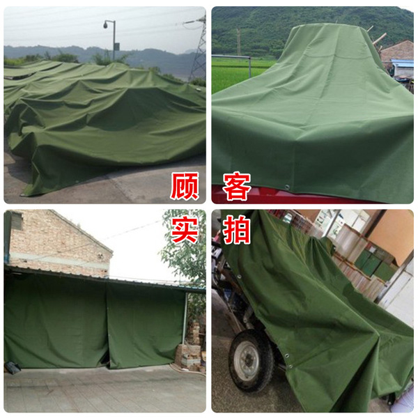 Rainproof tarpaulin thickened waterproof sunscreen awning cloth…