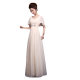 Bridesmaid's Dress plus size 2024 New European and American Banquet Skinny Annual Performance Host Evening Dress dress Spring