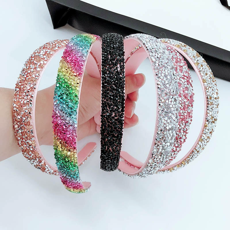 (Cross-border trading), headband, hairgrip, rainbow hair accessory, drill, new collection, diamond encrusted