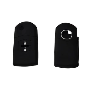 Car silicone key silicone sleeve suitable for Mazda 2 key folding manufacturers spot wholesale and retail