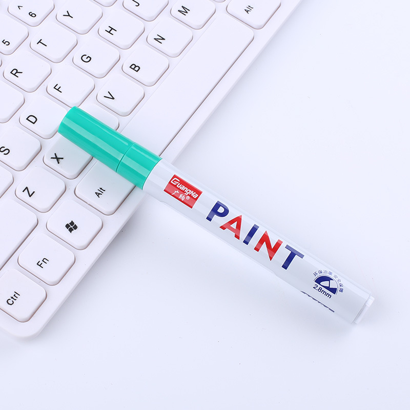 Guangna 101 yamasun pluma de pintura de Venta caliente 12 colores traje de bricolaje negro Tarjeta color pluma neumático pintura pluma rotulador