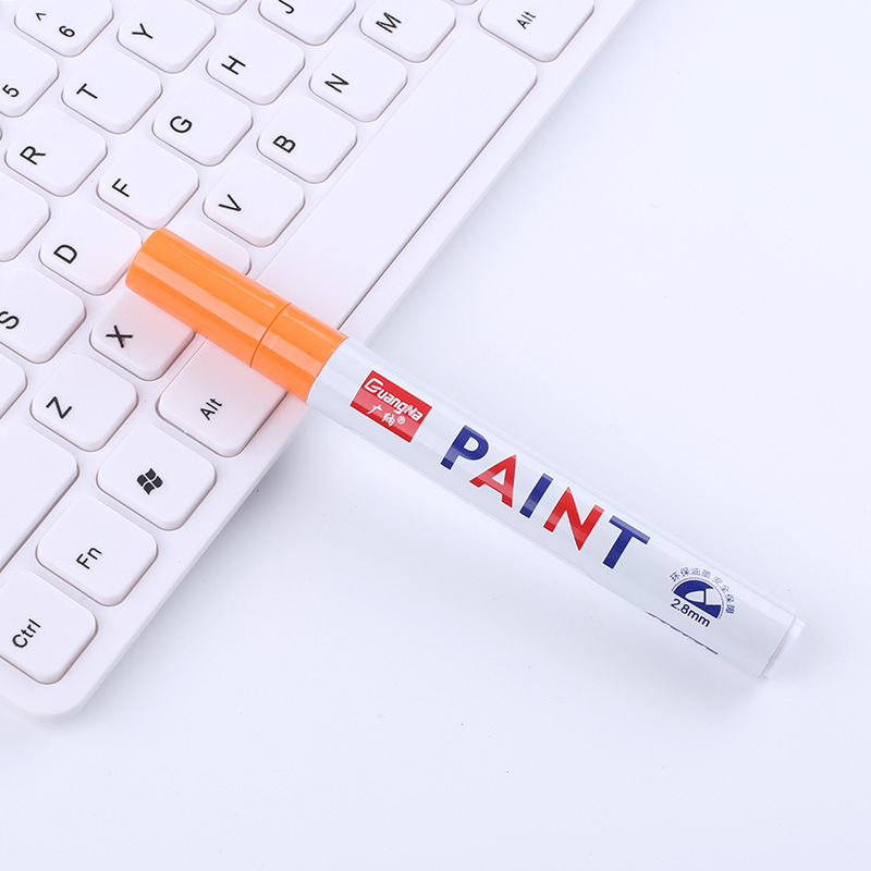 Guangna 101 yamasun pluma de pintura de Venta caliente 12 colores traje de bricolaje negro Tarjeta color pluma neumático pintura pluma rotulador