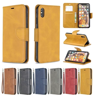 适用iPhone17纯色羊仔纹手机套苹果16插卡翻盖钱包保护套S26皮套