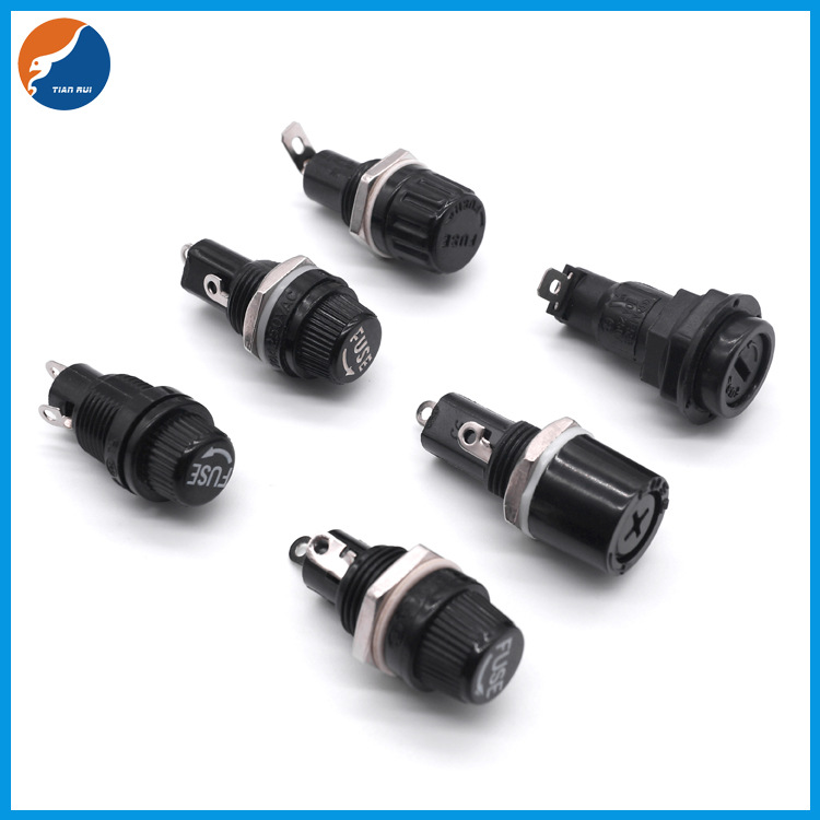 低价供应H3-12保险丝座5X20面板安装保险丝座H3-12B保险丝座