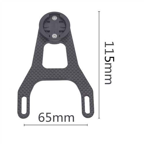 Bike computer holder carbon fiber bent handlebar holder for Garmin computer GoPro supports 5D handlebar