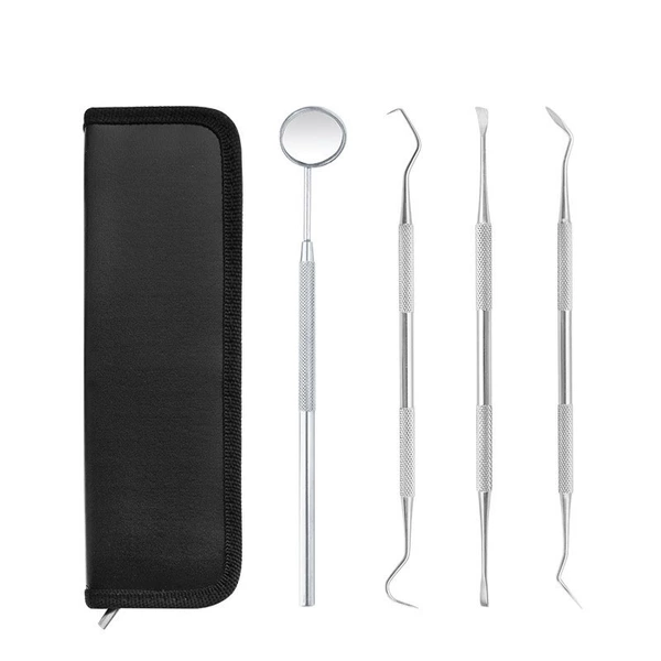 4 sets of red black leather bag dentists