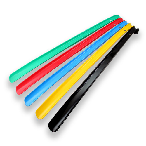 Plastic thickened shoehorn with handle, length 59cm, lazy shoe wearer, shoe lifter, shoe puller, shoe slider, wholesale