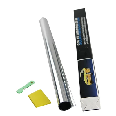 Online wholesale direct selling car sunshade heat insulation explosion-proof sunscreen glass solar window film electroplated silver solar film