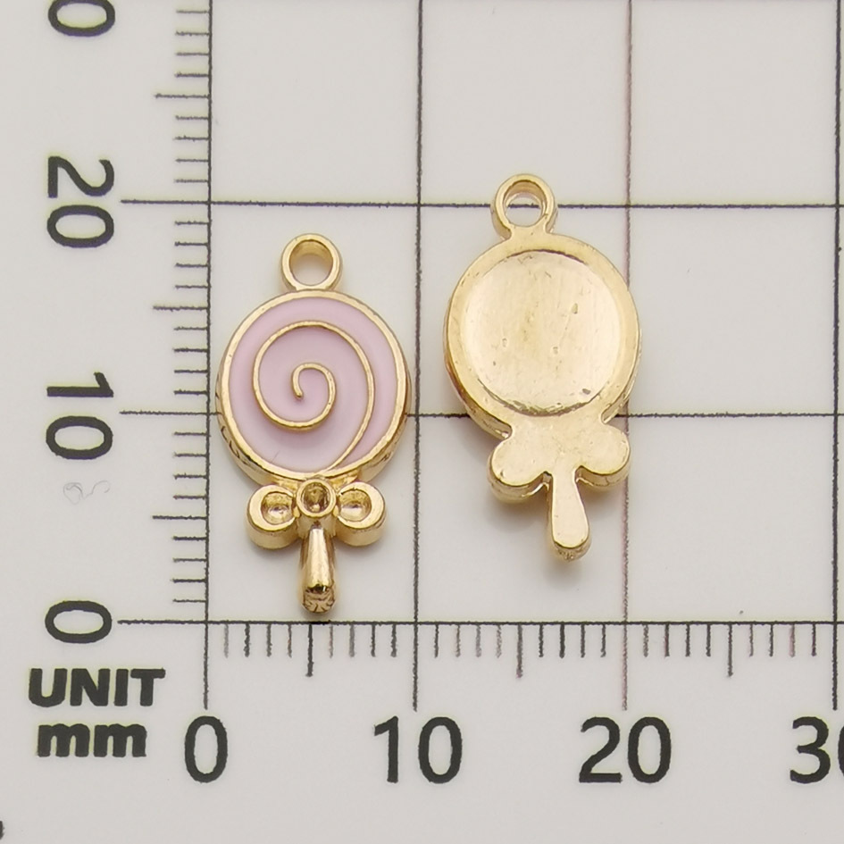 Accesorios de la joyeria bricolaje gota aceite aleación pequeño colgante flor gota aceite colgante marcador colgante collar pulsera colgante