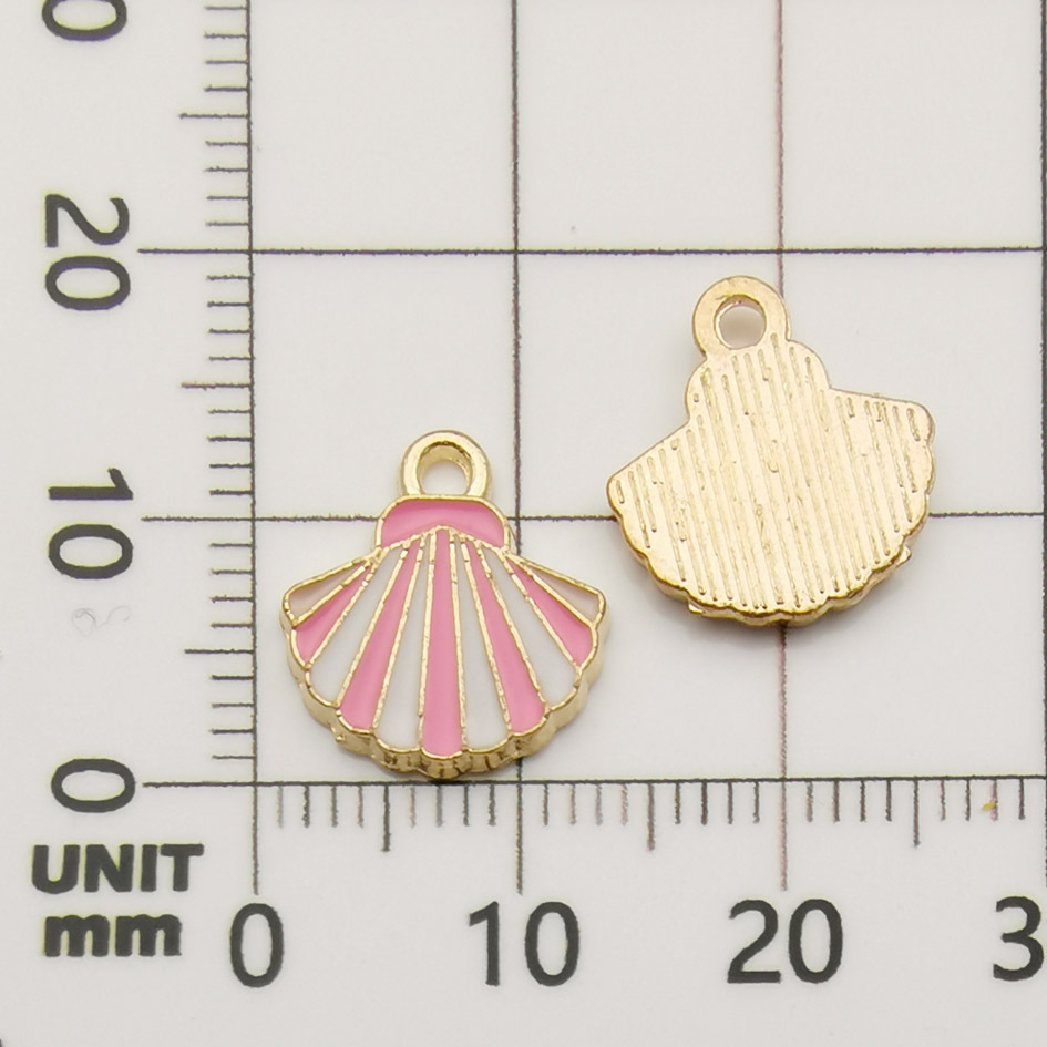 Accesorios de la joyeria bricolaje gota aceite aleación pequeño colgante flor gota aceite colgante marcador colgante collar pulsera colgante