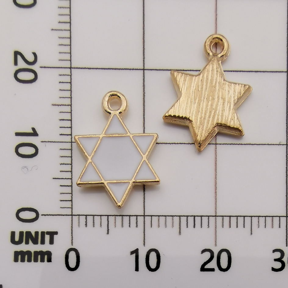 Accesorios de la joyeria bricolaje gota aceite aleación pequeño colgante flor gota aceite colgante marcador colgante collar pulsera colgante