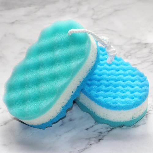 Children's bath sponge, baby shampoo brush, bath ball, thickened wave bath sponge, adult bath towel wholesale