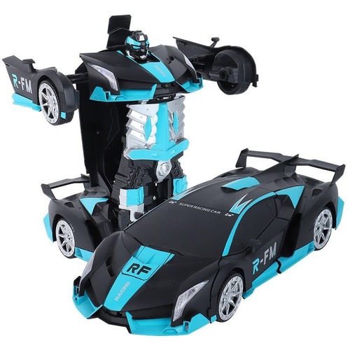 Remote control transforming car induction transforming King Kong robot Rambo children's toy racing electric car cross-border