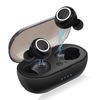 W12 button double -ear Bluetooth headset headset TWS5.1 cross -border ear mechanical capacity display touch