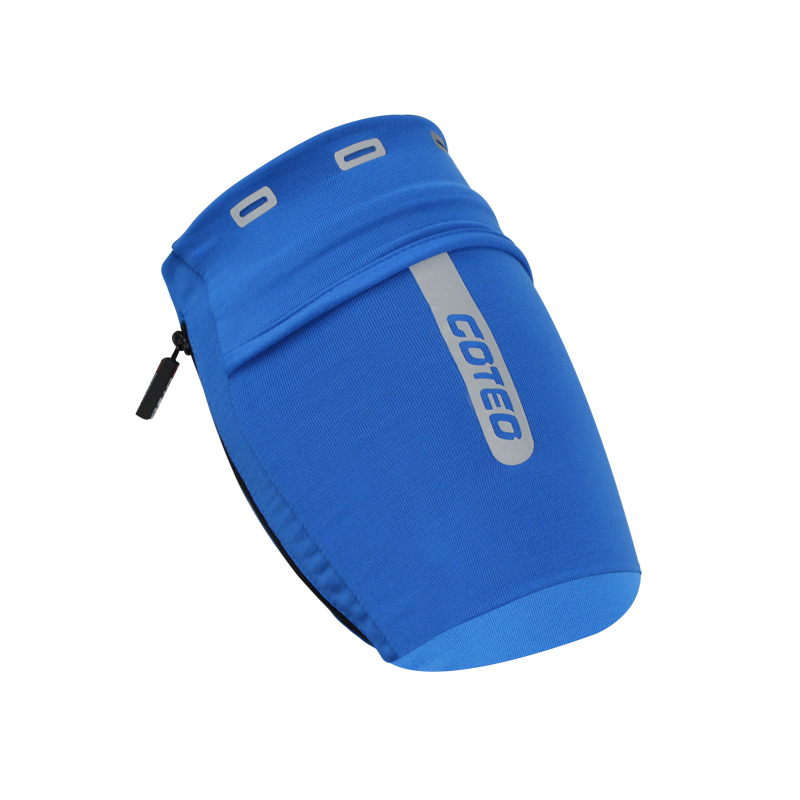 Bolsa de brazo de teléfono móvil para correr al aire libre unisex manga de brazo elástico ajustada bolsa de manga de mano deportiva antirrobo bolsa de muñeca reflectante