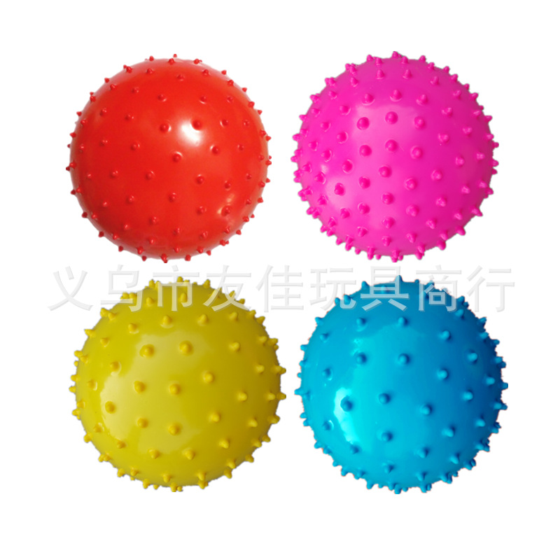 Thick massage ball Burr stab ball large 6 inch baby feeling children inflatable toy ball bouncy ball dance jump ball