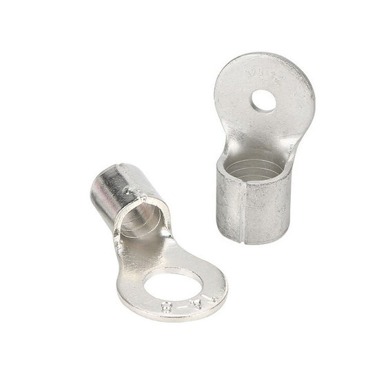 Imitation imported round cold pressure wiring terminal RNB2-6 copper wire nose O-type bare terminal copper nose copper wire lug