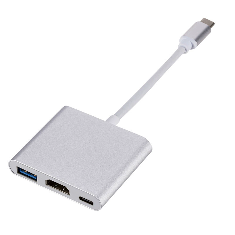 USB3.1 Type C TO HDMI+USB3.0 конвертер Trinity PD питание 4K кабель конвертации