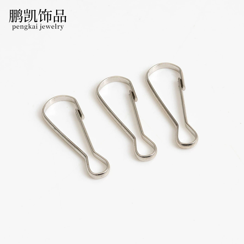 Accessory (Pengkai) Keychain Clip, Stainless Steel, Assorted Sizes, Pack of 100