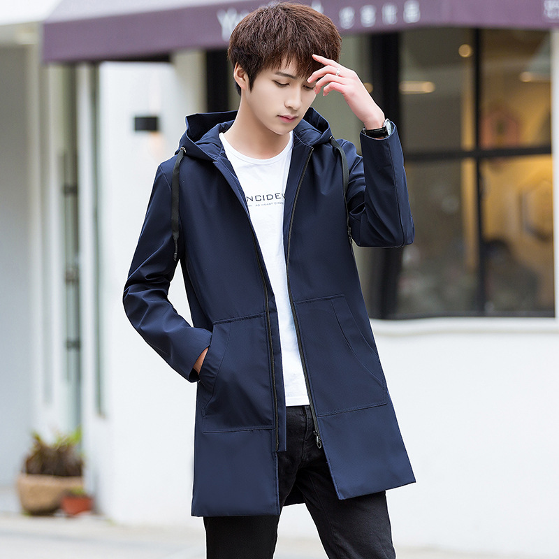 2022 invierno nuevos hombres de longitud media con capucha engrosada cazadora juventud casual más tamaño algodón acolchado abrigo ropa de hombre