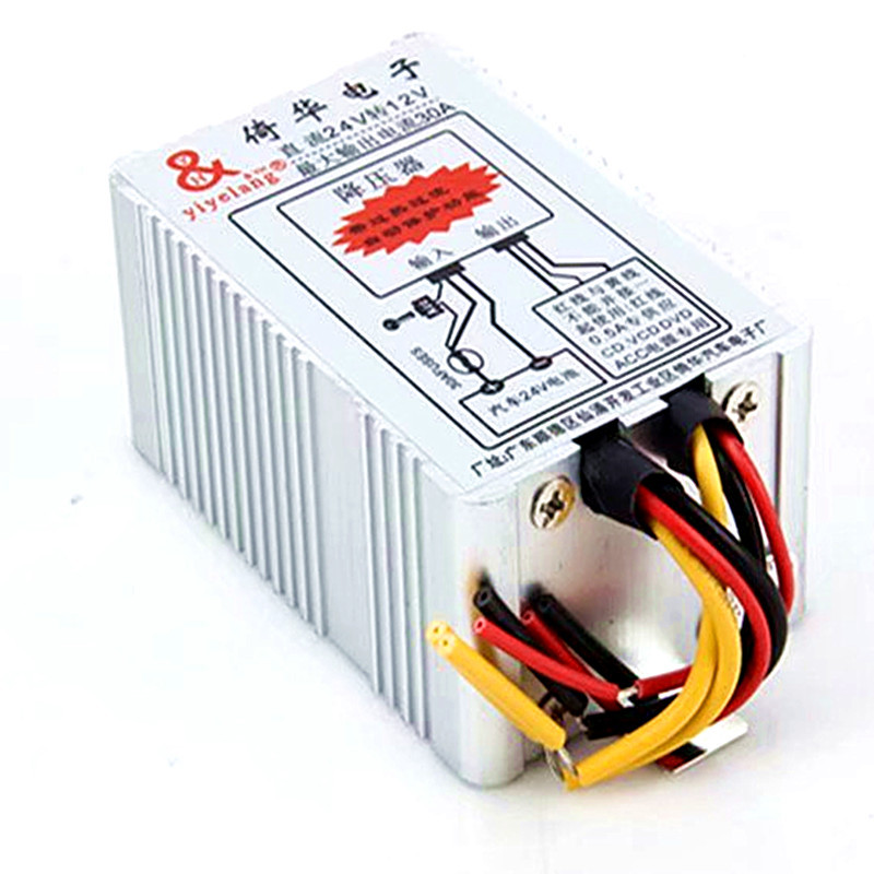 厂家直销24V转12V  倚野狼小30A汽车电源转换器5A 24V车电源60W