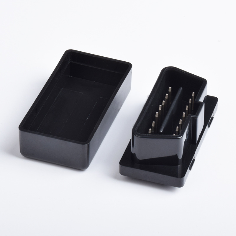 汽车OBD外壳 OBD2插头连接器ELM327蓝牙obd公头