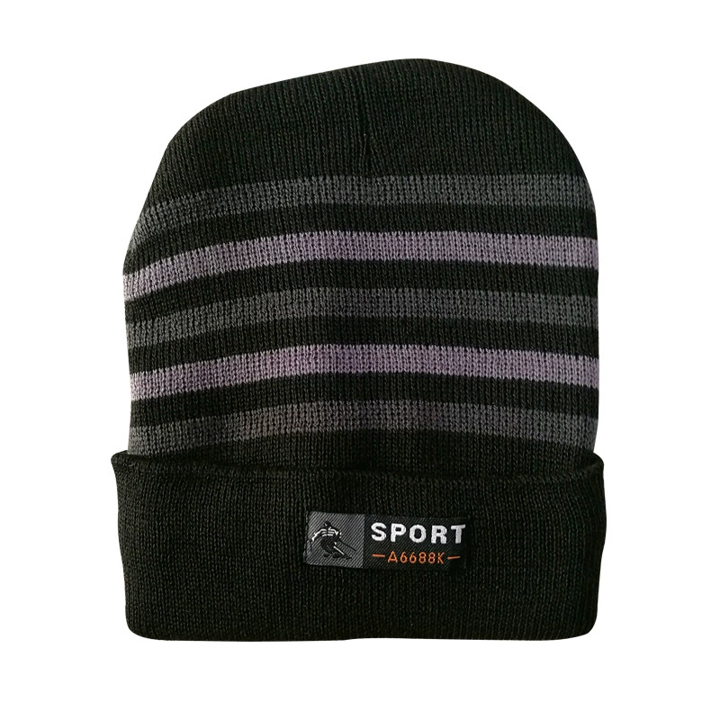 Woolen keep warm winter knitted hat, wholesale, for middle age