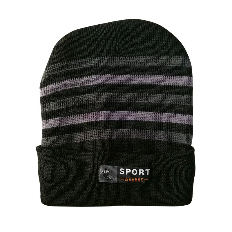 Woolen keep warm winter knitted hat, wholesale, for middle age