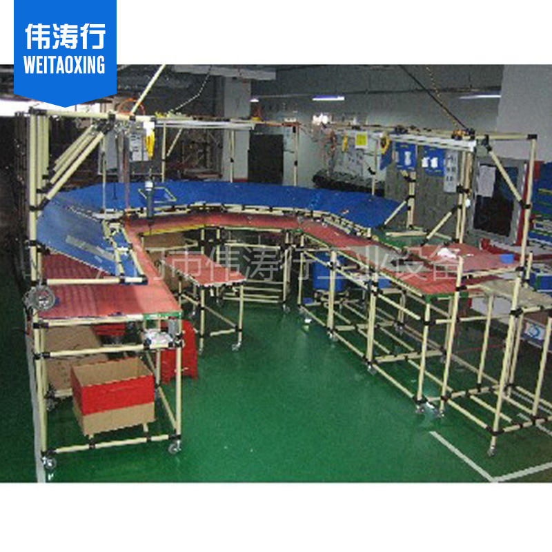 流水线系列 铝型材防静电工作台车间铝合金框架流水线工作桌铝材