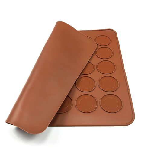 Ningbo factory food grade silicone biscuit chocolate macaron mat baking mat baking tool DIY