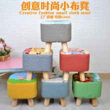 厂家批发小凳子方凳沙发凳卡通凳礼品凳小凳子矮款换鞋凳可印logo