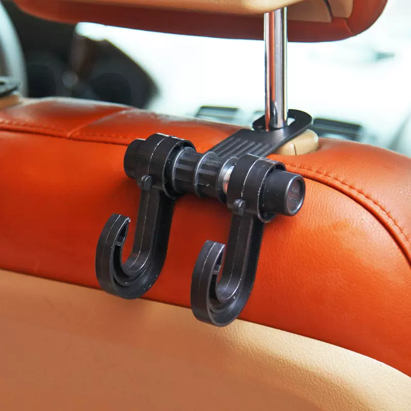 特惠 新款汽车挂钩多用途车用挂钩后座挂钩双挂钩椅背挂 内饰用品