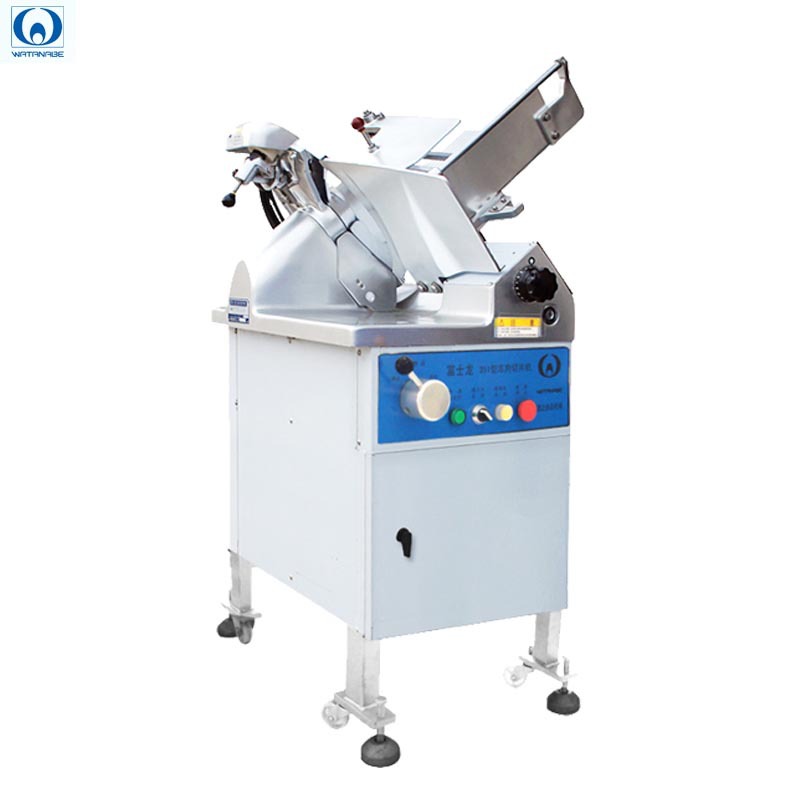 富士龙 渡边351落地式切片机 三相冻肉切片机商用刨肉