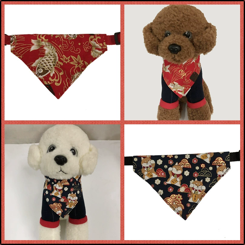 Собака треугольник полотенце слюны полотенце кошка шарф нагрудник Тедди маленькая собака милый треугольник шарф