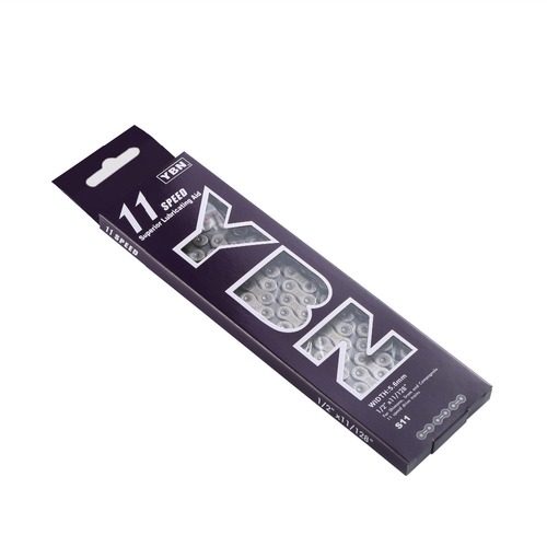 Taiwan YBN 10 11-speed mountain road bicycle chain boxed 22-speed chain with magic buckle